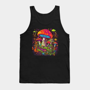 Mushroom Design Tank Top